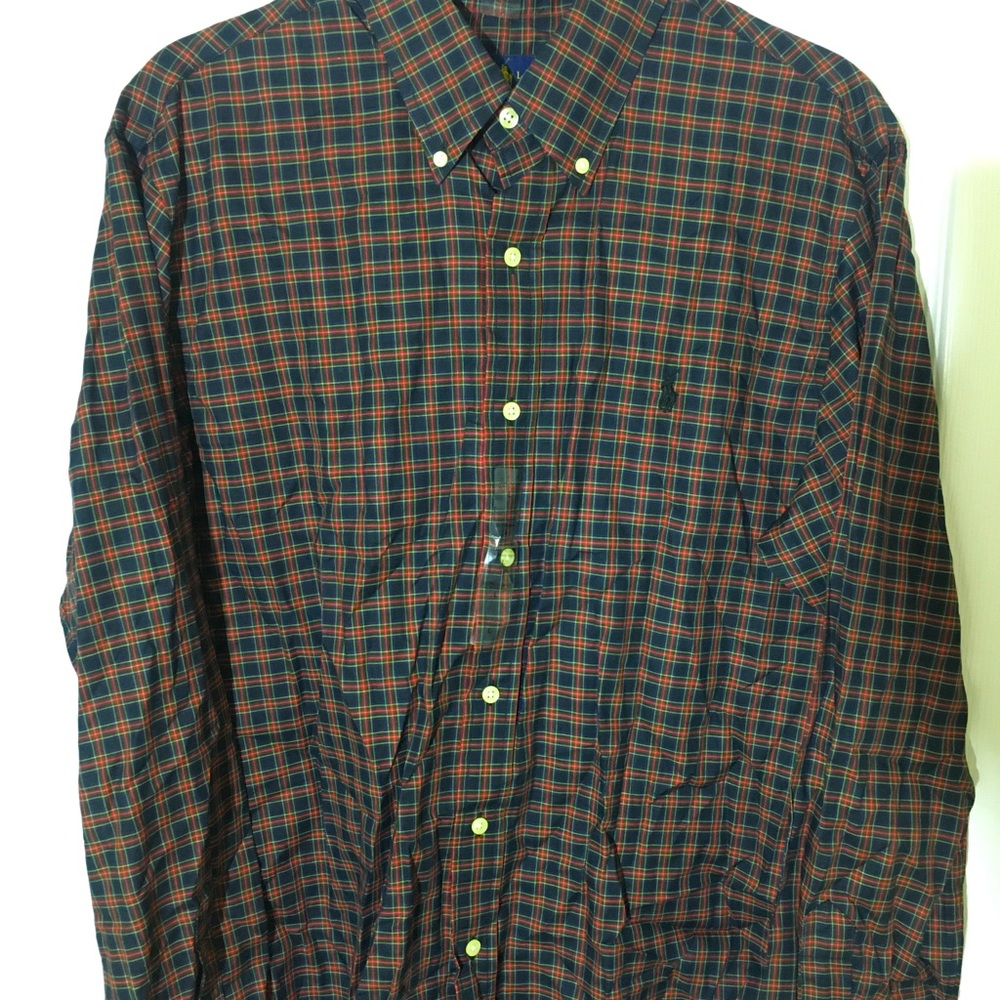 Men’s Long Sleeved Ralph Lauren Button Down Shirt